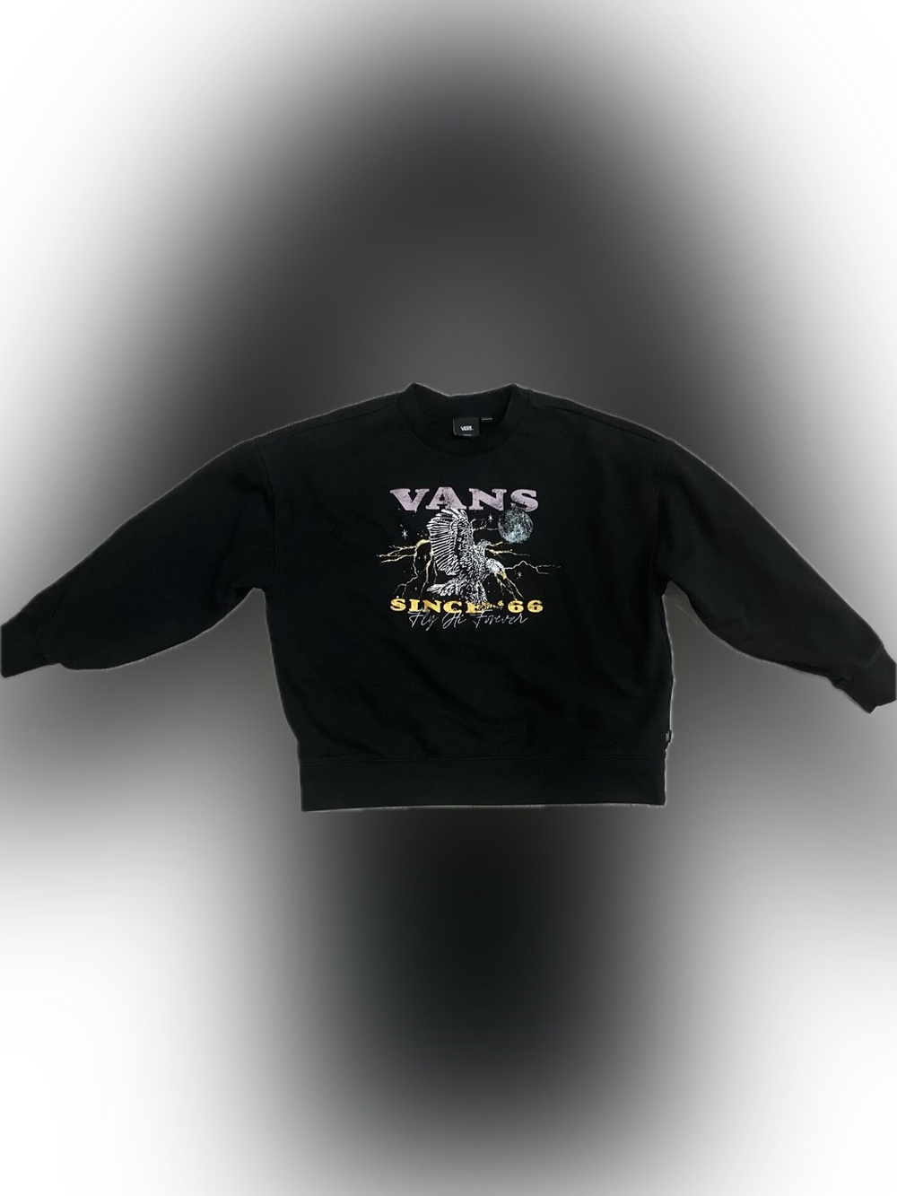 Black Vans Crew Neck Sweatshirt